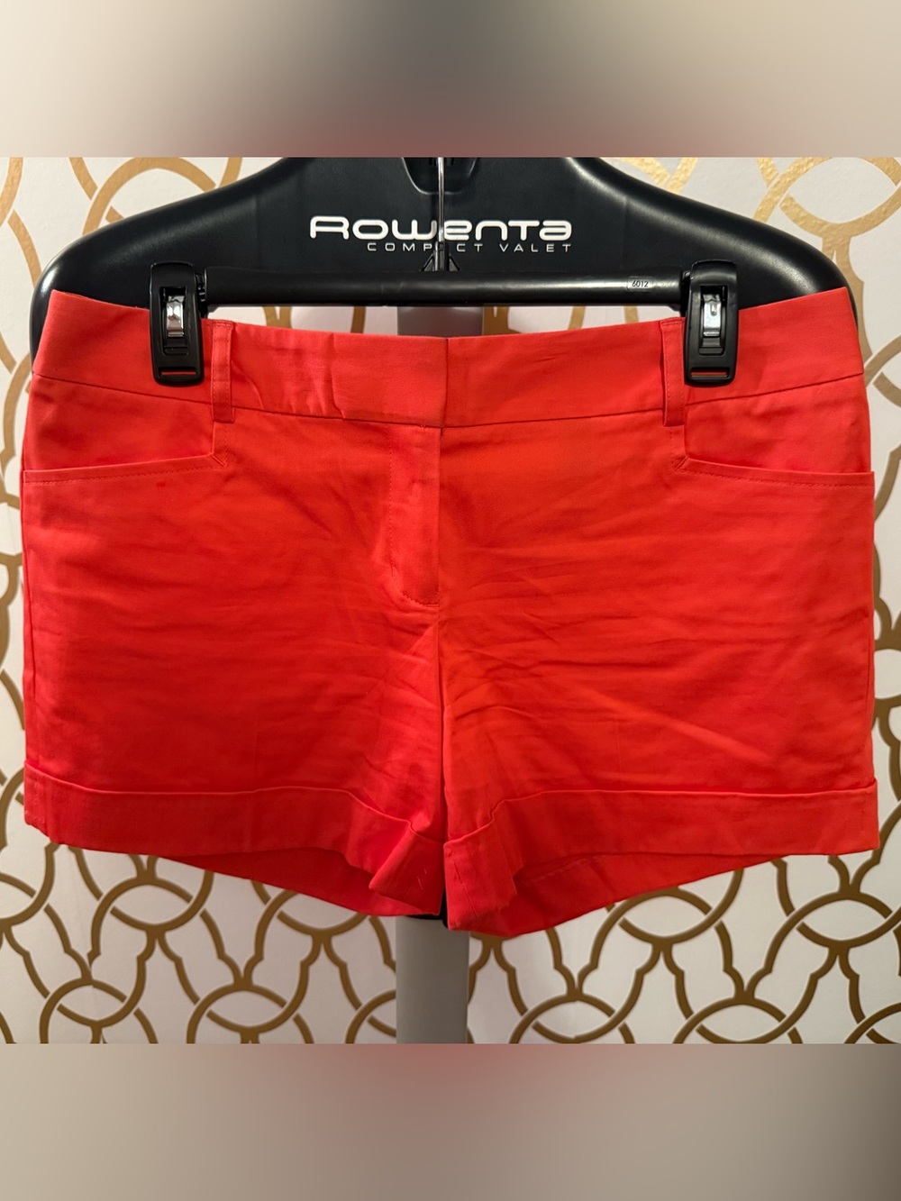 Express Dark Orange Tailored Shorts size 6